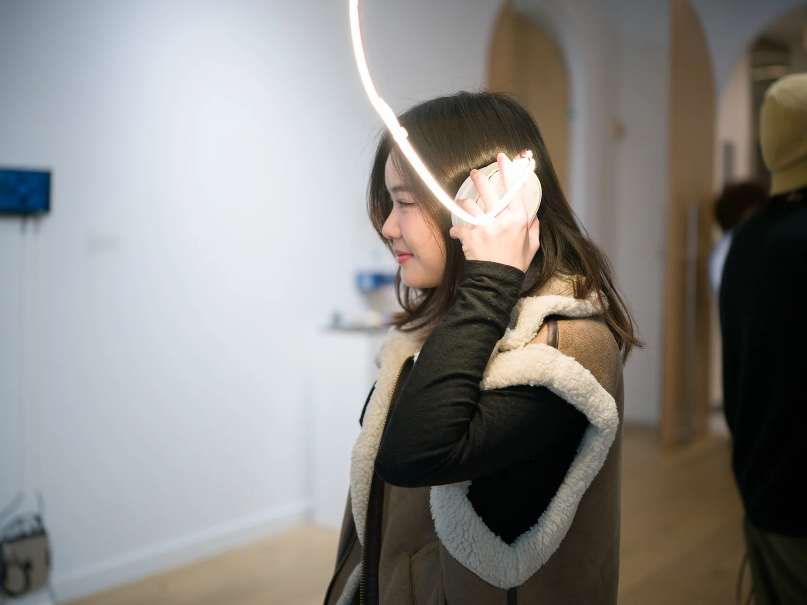 Now — Listening to the installation