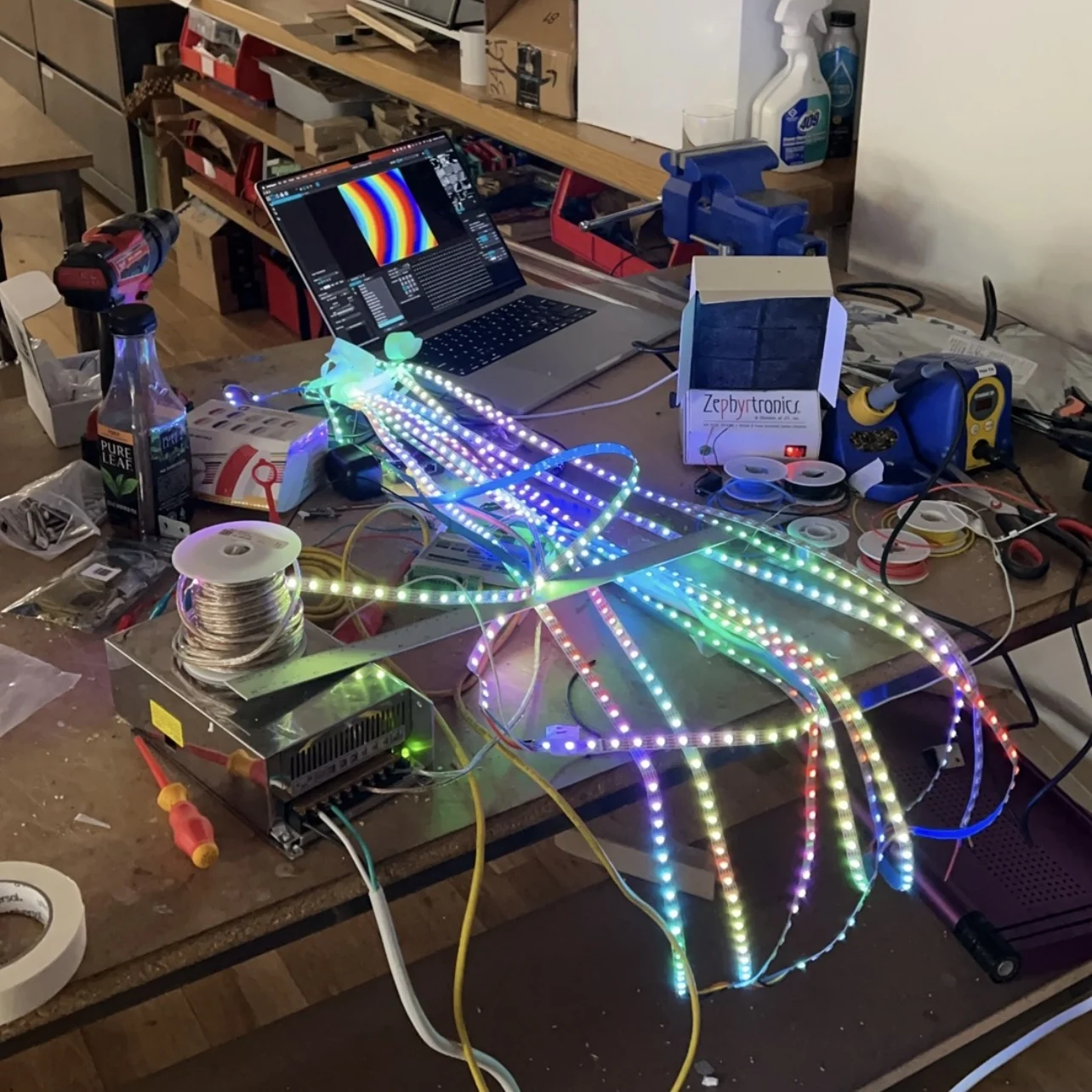Here v2 — Testing the LED mapping